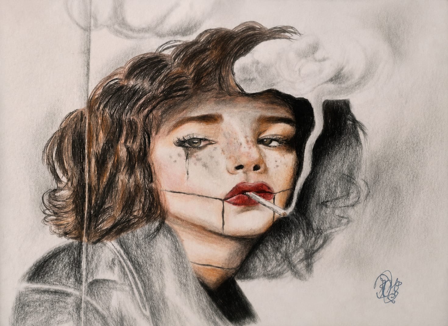 Desenho feito à mão